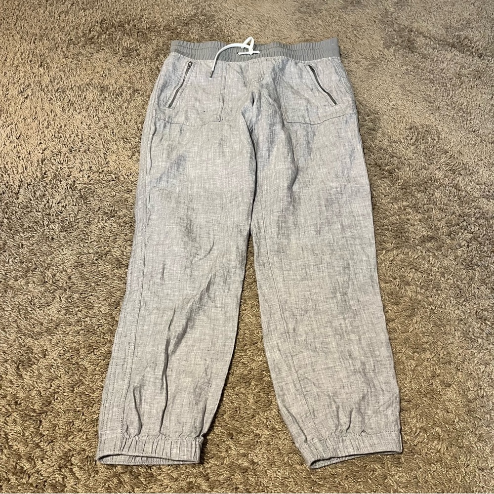 Athleta Cabo linen jogger size 6